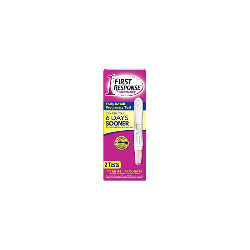 First Response Early Result Pregnancy Test, 2 Count (Packaging & Test Design May Vary) (Pack of 2)