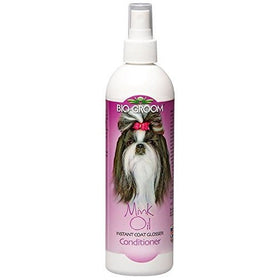Bio-Groom Mink Oil Spray Conditioner for Cats and Dogs, 12 oz.