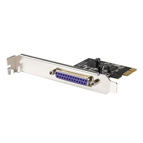 StarTech.com 1 Port PCI Express Dual Profile Parallel Adapter Card - SPP/EPP/ECP - 2x DB25 IEEE 1284 PCIe Parallel Card