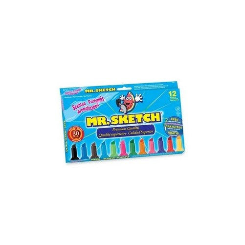 Mr.Sketch Scented Marker Set 12/Pkg-Chisel