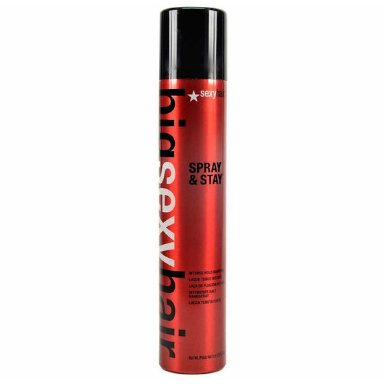 Big Sexy Hair Spray & Stay Intense Hold Hair Spray by Sexy Hair for Unisex Hair Spray, 9 Ounce