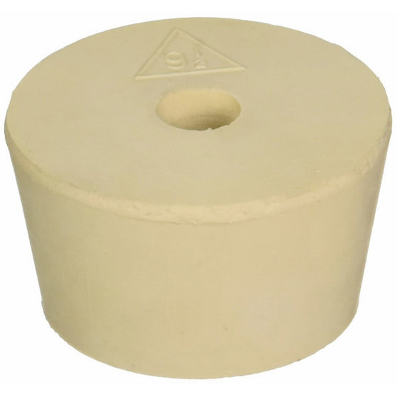 Rubber Stopper- Size 9.5- Drilled