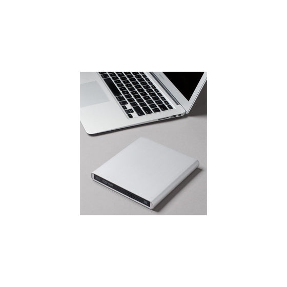 Aluminum External USB DVDRW,-RW Super Drive for Apple--MacBook Air, Pro, iMac, Mini