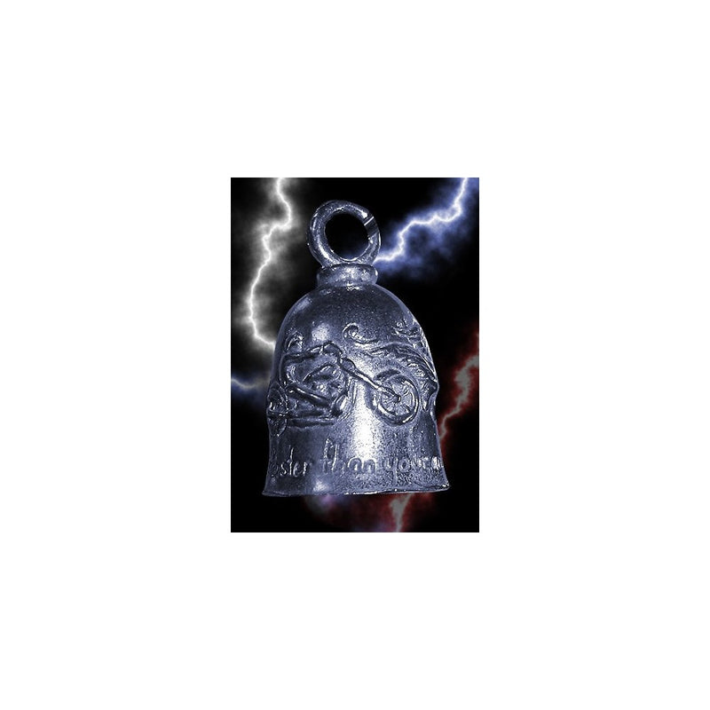 Guardian Never Ride Faster Than Your Angel Can Fly Motorcycle Biker Luck Riding Bell or Key Ring