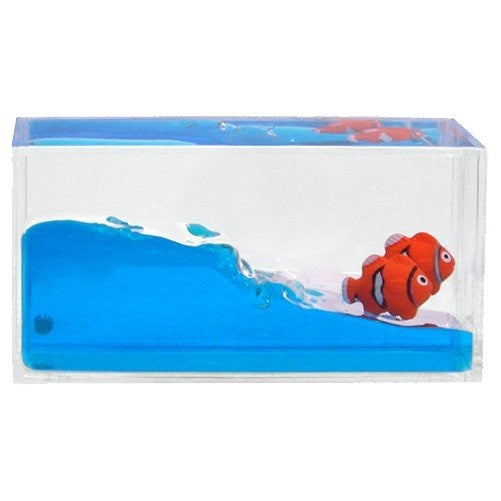 Liquid Tropical Fish Paperweight - Mini