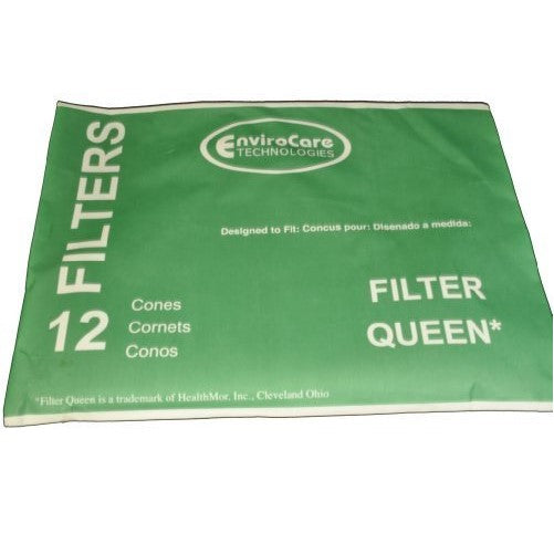 EnviroCare Replacement Filters Designed to Fit Filter Queen Vacuums 12 Pack