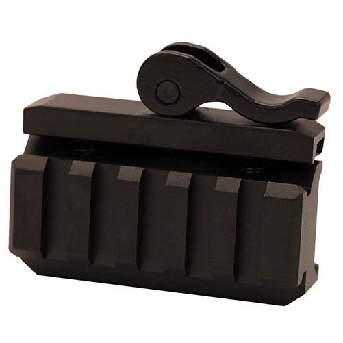 UTG 5-Slot QD Lever Mount Adaptor and Riser, Medium Profile
