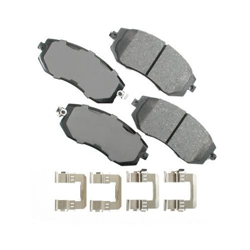 ProACT ACT1539 Akebono ProACT Ultra Premium Ceramic Disc Brake Pad Kit