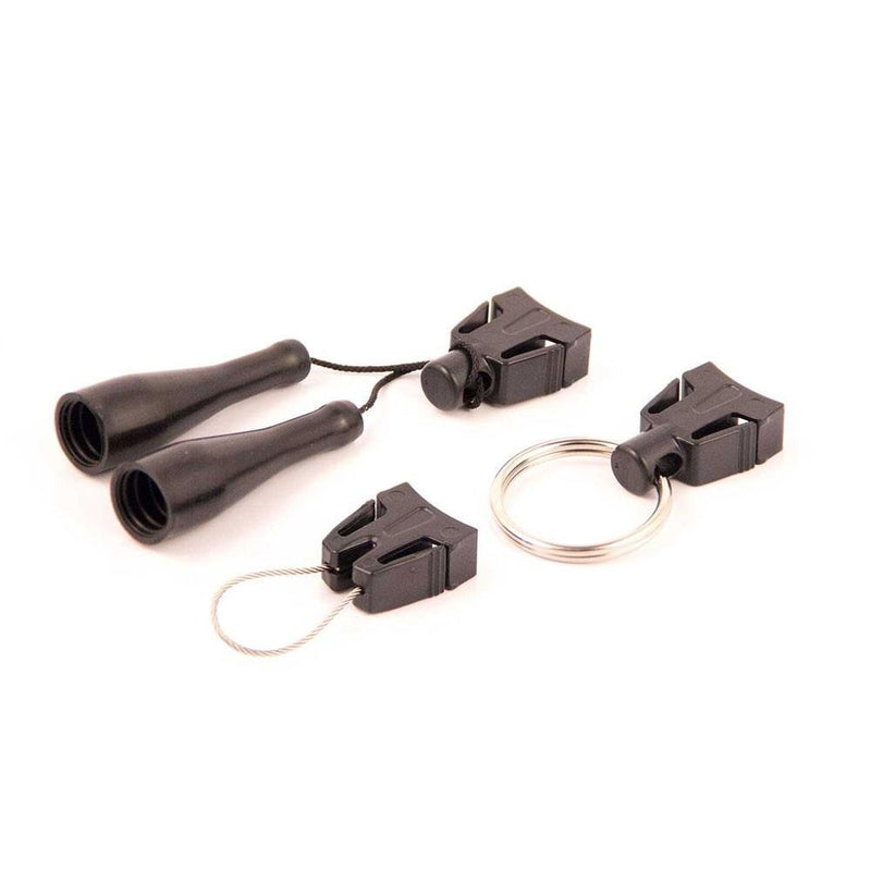 T-REIGN Retractable Gear Tether Hunting End Fitting Accessory Pack (Game Call Lanyard, Split Ring and Universal Attachments)