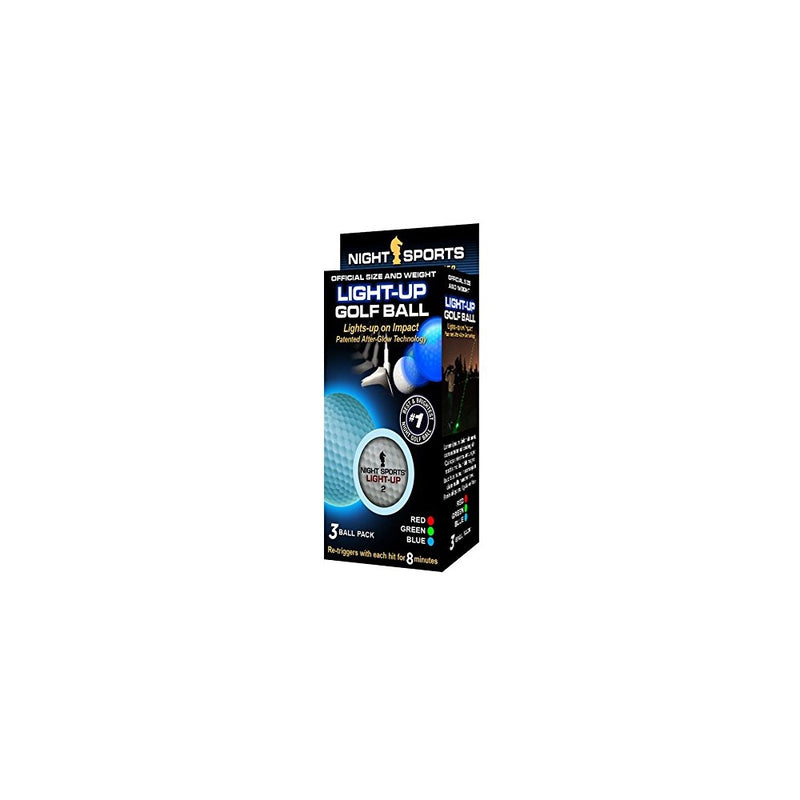 Night Sports USA Light Up Golf Ball (3-Pack)