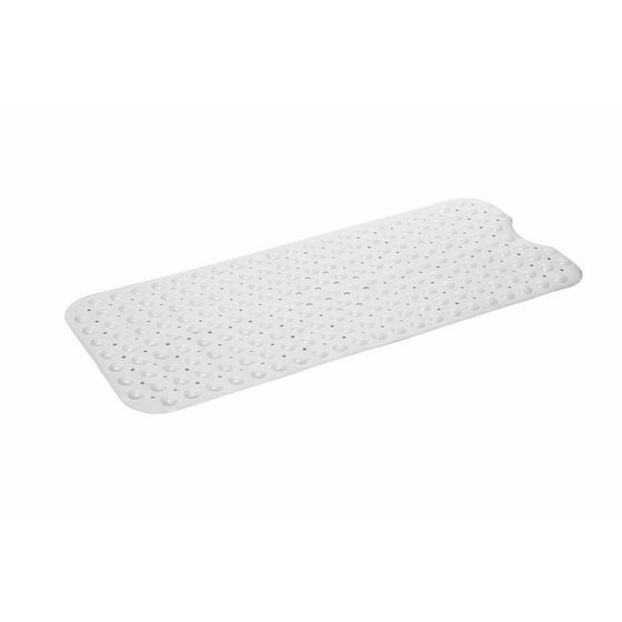 Simple Deluxe Slip-Resistant Bath Mat, Extra Long, White