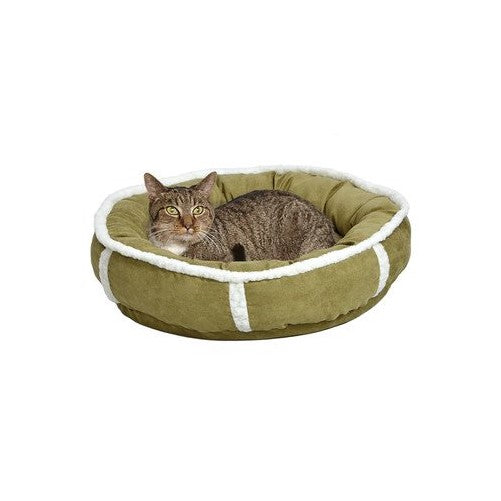 Quiet Time Deluxe Rondelle Pet Bed Green Small