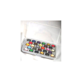 Bobbin Box Organizer with 28 Bobbins Threaded with Assorted Color Thread by Tidy Crafts