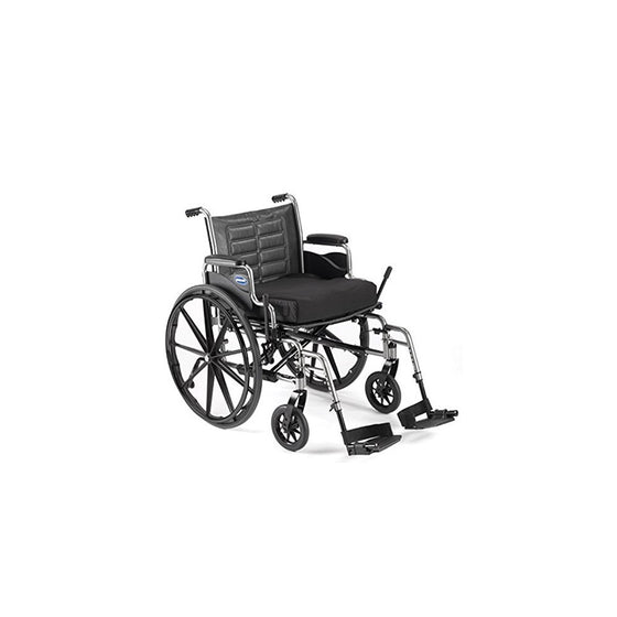 Bariatric Wheelchair - Heavy Duty with Desk Length Arms & Swingaway Footrests - 350lb Capacity - Invacare Tracer IV - Size 22 x 18