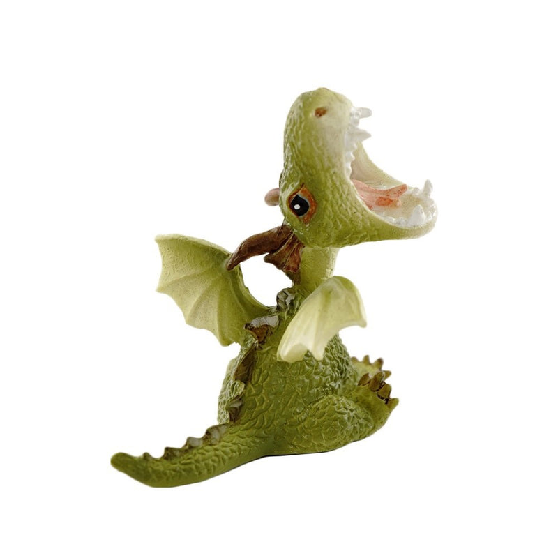 Top Collection Miniature Fairy Garden and Terrarium Statue, Mini Dragon Roaring