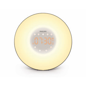 PhilipsWake-Up Light with Sunrise Simulation and Radio, Black, HF3506