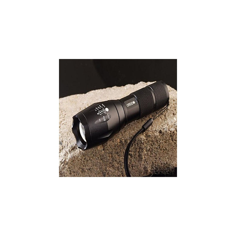 2000 Lumen Cree XML T6 Zoomable LED Flashlight Focus Zoom Light Torch 18650/aaa