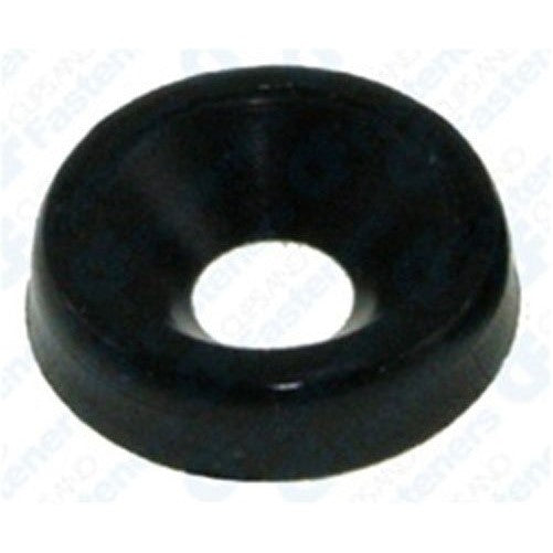 50 #10 Nylon Finishing Washers - Black Clipsandfasteners Inc