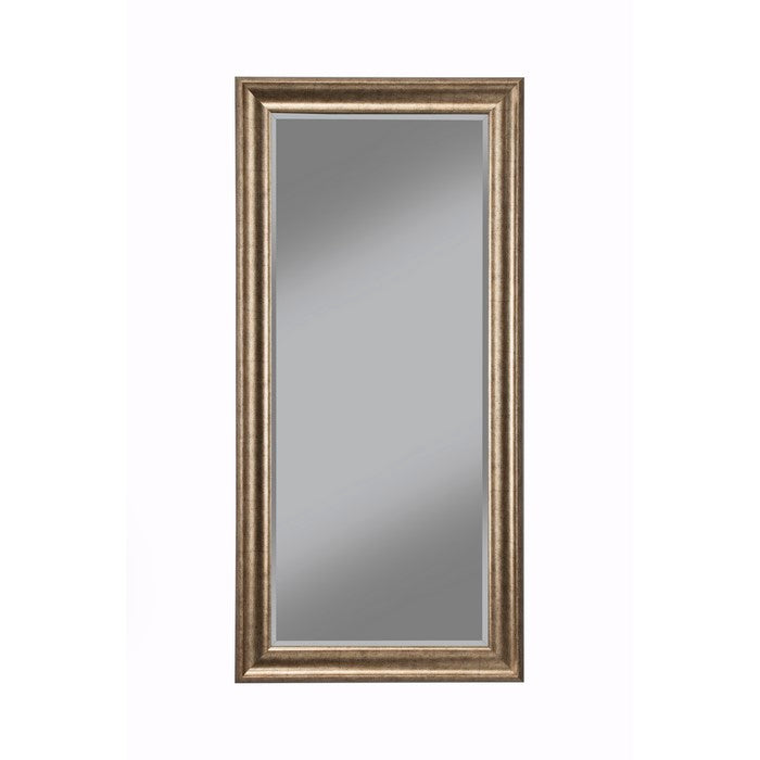 Full Length Leaner Mirror With a Rectangular Polystyrene Frame, Antique Gold