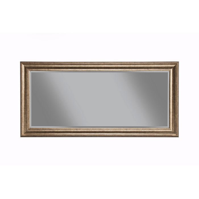 Full Length Leaner Mirror With a Rectangular Polystyrene Frame, Antique Gold