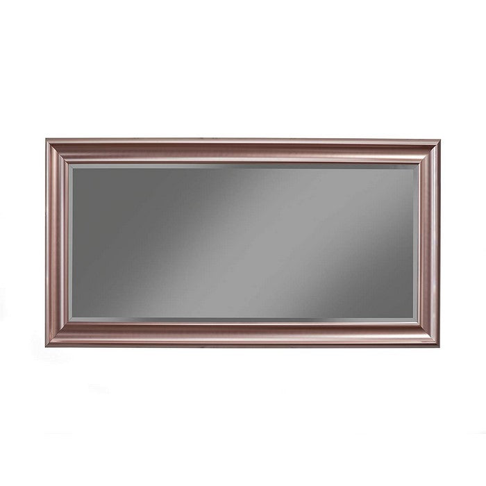 Full Length Leaner Mirror With a Rectangular Polystyrene Frame, Rose Gold