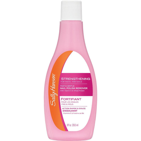 Sally Hansen Nail Polish Remover, Strengthening - 8 oz