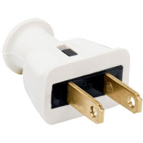 Legrand-Pass & Seymour 183WCC20 15-Amp Two Wire Plug, Good for Light Duty Applications, White
