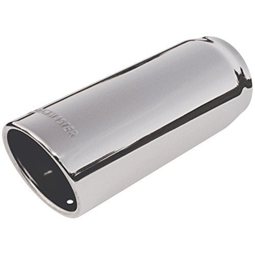 Flowmaster 15366 Exhaust Tip - 4.00 in. Rolled Angle Polished SS Fits 3.50 in. Tubing - weld on