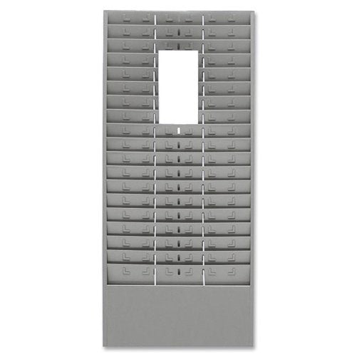 STEELMASTER Steel Time Rack with Adjustable Dividers, 5 Inch Pockets, 13.63 x 30 x 2 Inches, Gray (27018JTRGY)