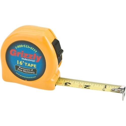 Komelon 4916 The Professional Nylon Coated Steel Blade Tape Measure 16-Inch by 3/4-Inch Yellow Case