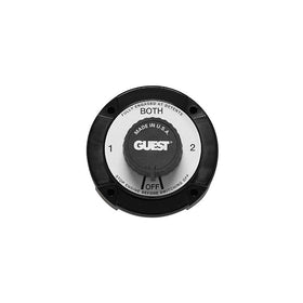 Guest 2110A Universal Mount Marine Battery Selector Switch with Alternator Field Disconnect (230 Continuous, 345 Momentary Amps)