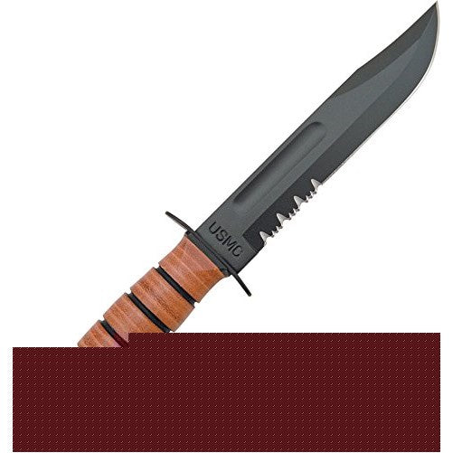 Ka-Bar Full-Size U.S.M.C. Serrated Edge Knife