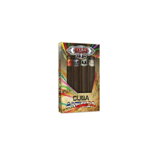 Cuba Collection By Champs For Men. Gift Set (Contains Eau De Toilette Spray 1.17 Oz / 35 Mlcuba Black & Brown & Green & Grey).