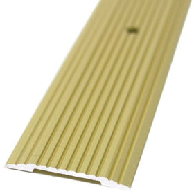 M-D Building Products 79046 Fluted 3/4-Inch by 36-Inch Seam Binder, Satin Brass