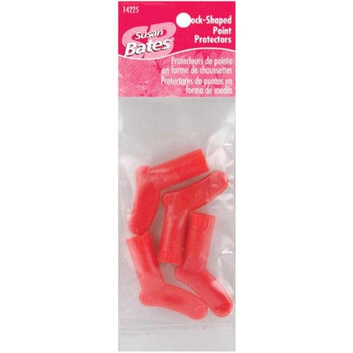 Susan Bates Sock Point Protectors, Sizes 0-10, 4/pkg (Colors may vary)