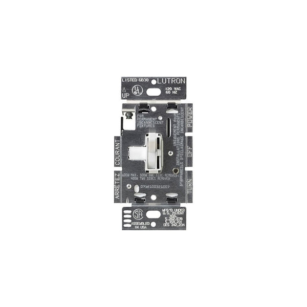 Lutron TG-603PGH-WH Toggler eco-dim 600-Watt Dimmer