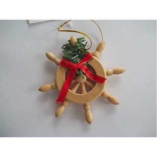 Ships Wheel Christmas Ornament