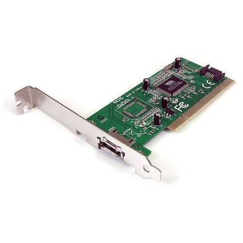 StarTech.com 1 Port eSATA  1 Port SATA PCI SATA Controller Card with LP Bracket PCIESATA2I