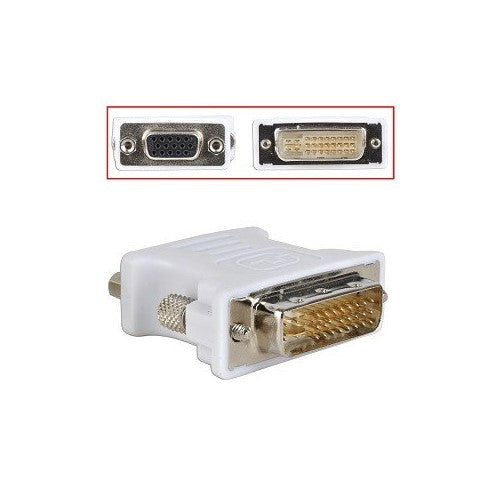 Generic DVI-I Dual-Link (M) to 15-Pin VGA (F) Adapter