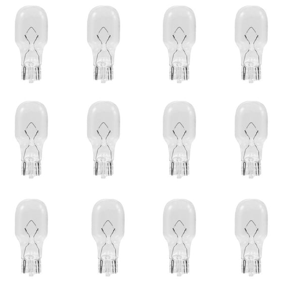 eTopLighting (12 Pack) T5-12V-7W, T5 Wedge Base Replacement Bulb, 12 Volt 7 Watt Low Voltage, T5-12V-7W(12)