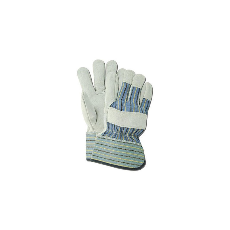 Magid TB625ET Dura Master Select Cow Split Leather Palm with Poly Safety Cuff, Large