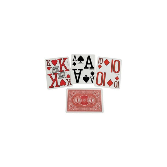 Marinoff Low Vision Poker Size Playing Cards2 DECKSBlue/Red