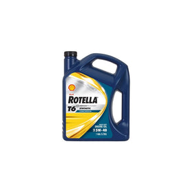 Shell Rotella T6 Full Synthetic Heavy Duty Engine Diesel Oil 5W-40, 1 Gallon, Pack of 3