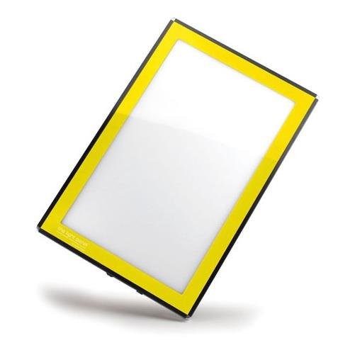 Porta-Trace LED Light Panel, Yellow Frame, 11-by-18-Inch