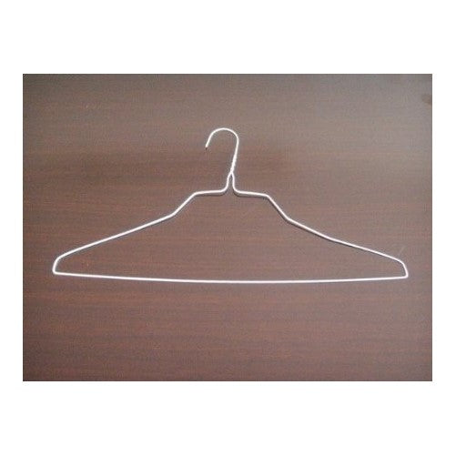 50 Wire Hangers 18" Standard White Clothes Hangers