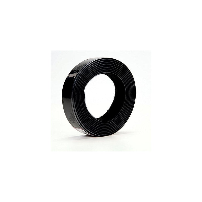 3M Fastener TB3571/TB3572 Hook/Loop Black, 1 in (25.4mm) x 10 ft (3.05m) (1 Mated Strip/Bag)