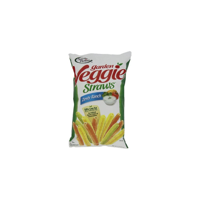 Sensible Portions Zesty Ranch Veggie Straw, 5 Ounce - 12 per case.