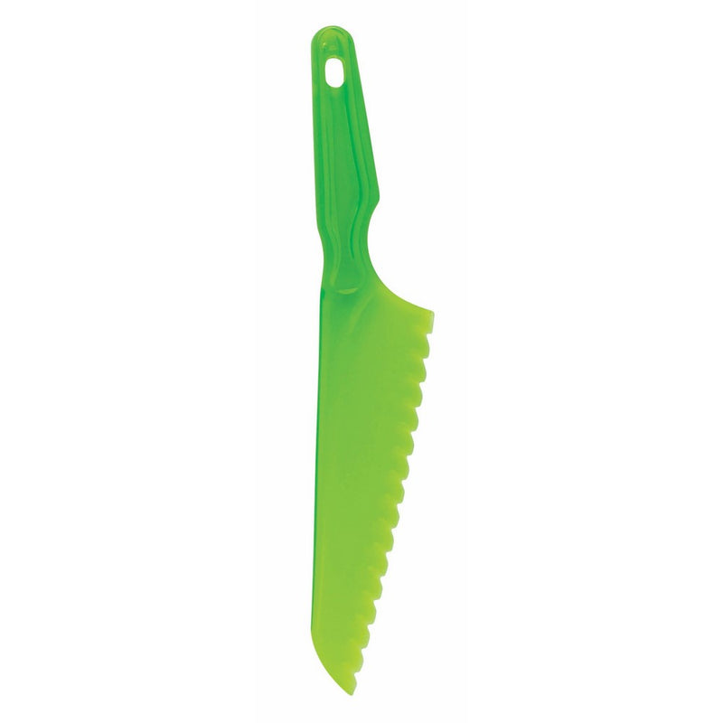 HIC Brands that Cook Green Plastic Serrated Lettuce Knife, 12-Inch