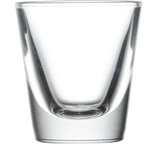 Circleware Edge Shot Glasses, Set of 6, 1.5 oz., Clear