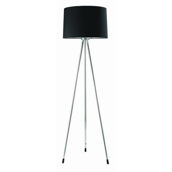 Ore International 31181BK Three Legged Floor Lamp, Black